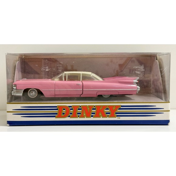 Dinky Other - Dinky Matchbox 1959 Cadillac Coupe de Ville 1:43 Pink White Diecast Model Car